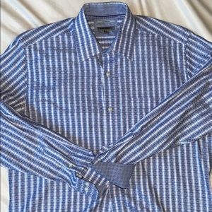 Johnston and Murphy Tailored Blue Shirt